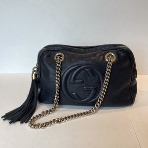GUCCI Bag Authentic Chain Shoulder Leather